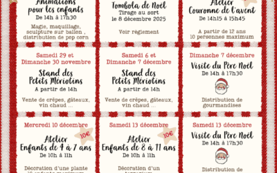 Agenda de Noël 2025