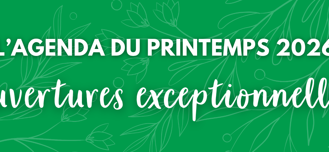 L&rsquo;agenda du Printemps 2026