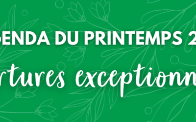L&rsquo;agenda du Printemps 2026