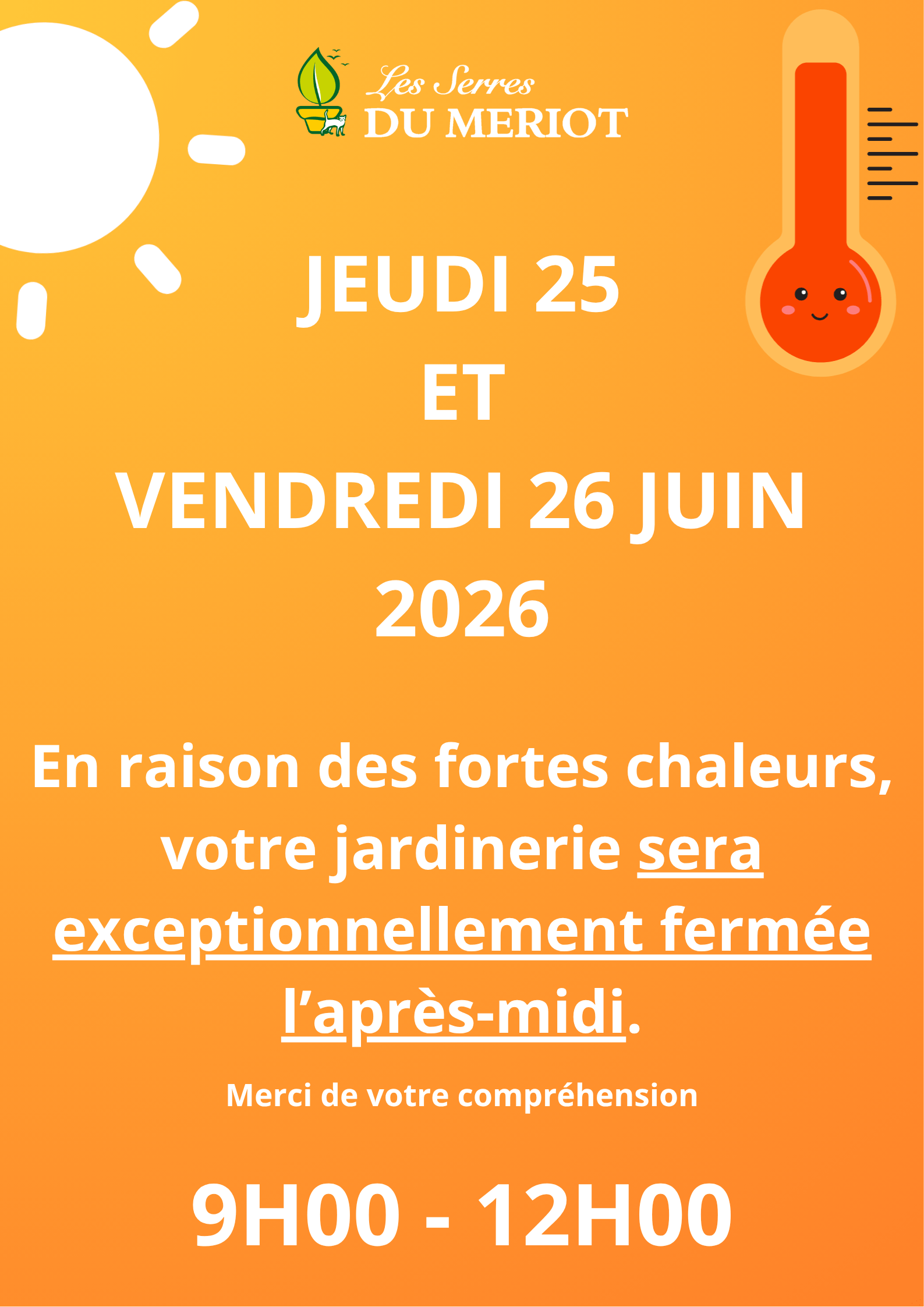 Jardineries Banry - Canicule juin 2026